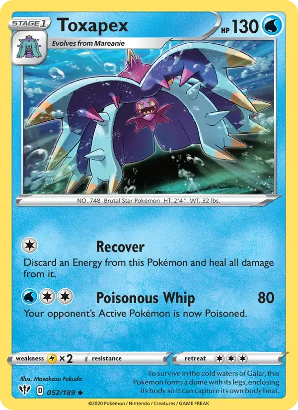Toxapex, Darkness Ablaze 52/189