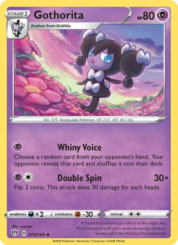 Gothorita, Darkness Ablaze 74/189