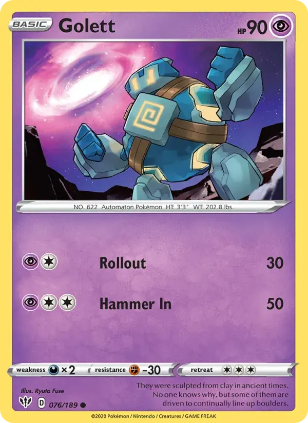 Golett, Darkness Ablaze 76/189