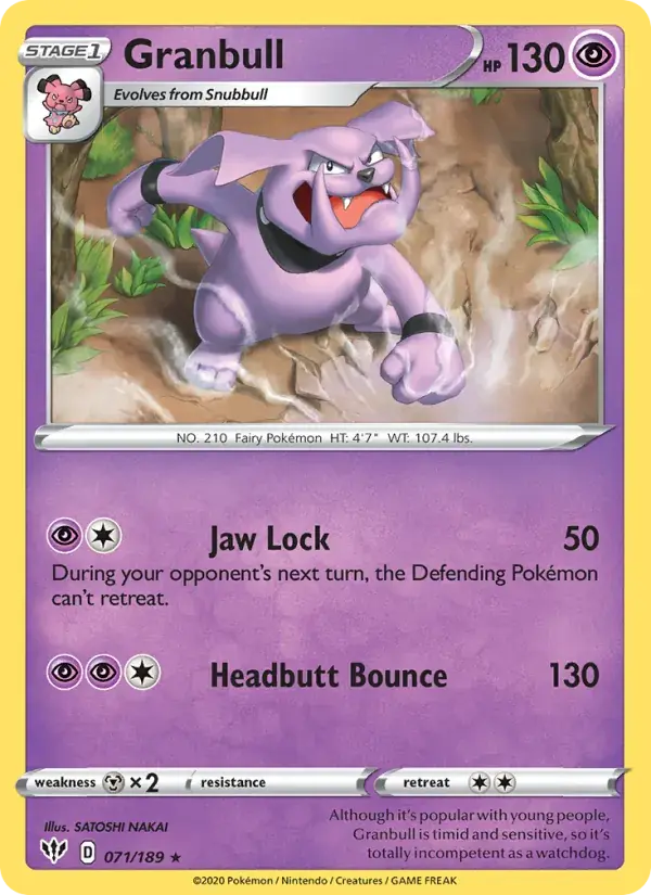 Granbull, Darkness Ablaze 71/189