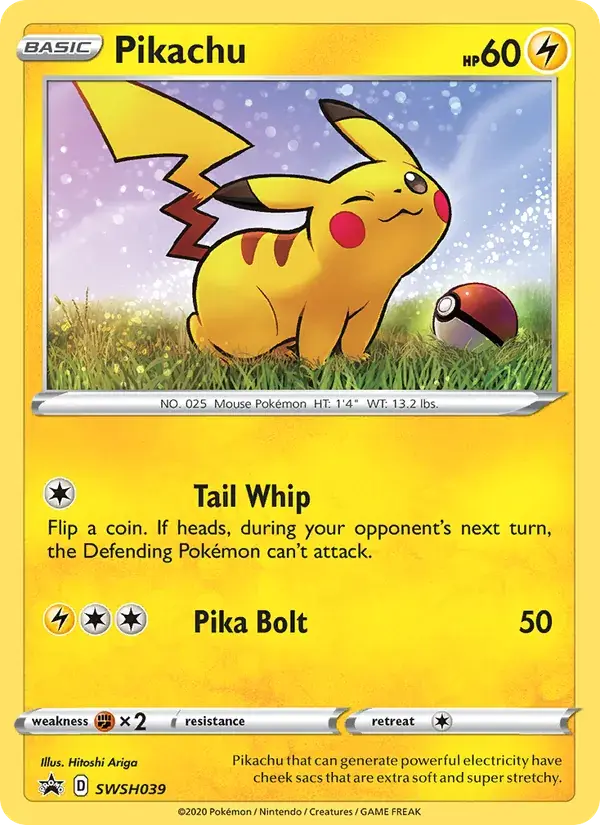 Pikachu, SWSH Black Star Promos SWSH039/307