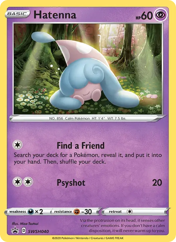 Hatenna, SWSH Black Star Promos SWSH040/307