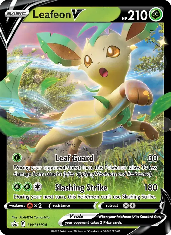 Leafeon V, SWSH Black Star Promos SWSH194/307