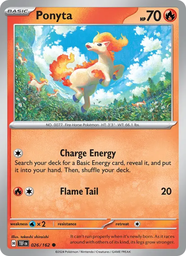 Ponyta, Temporal Forces 026/162