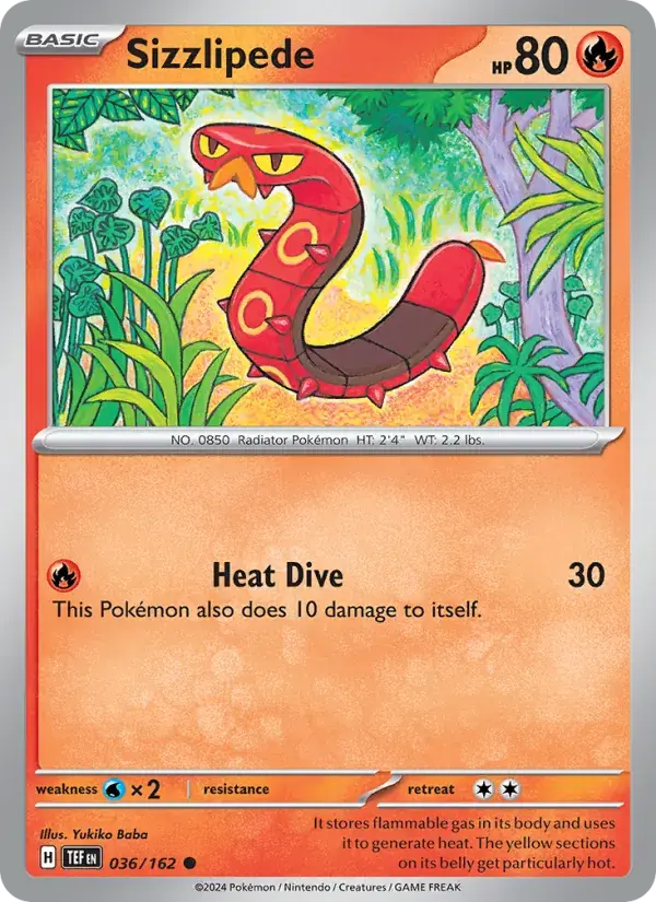 Sizzlipede, Temporal Forces 036/162