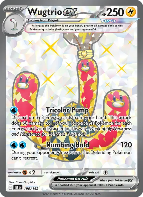 Wugtrio ex, Temporal Forces 190/162