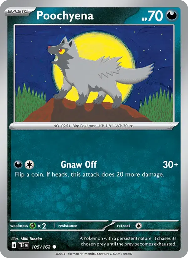 Poochyena, Temporal Forces 105/162