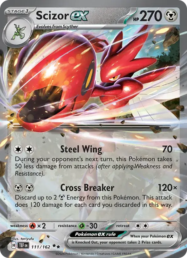 Scizor ex, Temporal Forces 111/162