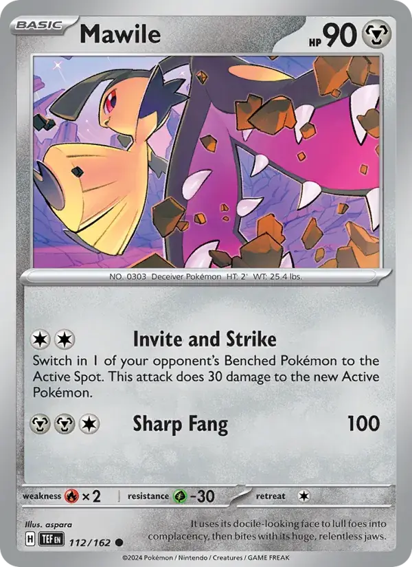 Mawile, Temporal Forces 112/162