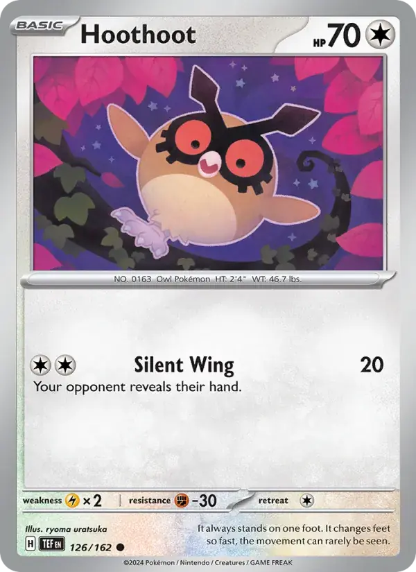 Hoothoot, Temporal Forces 126/162