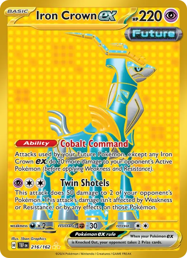 Iron Crown ex, Temporal Forces 216/162