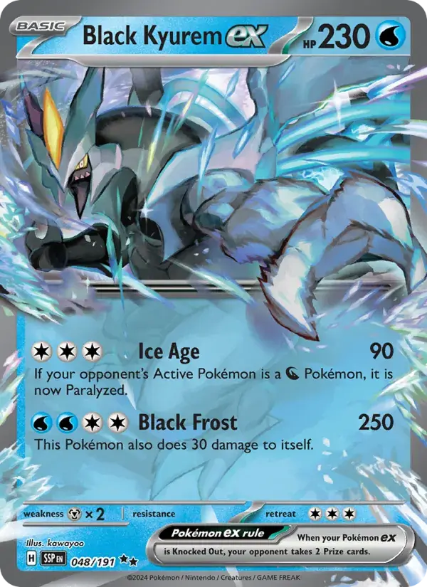 Black Kyurem ex, Surging Sparks 048/191