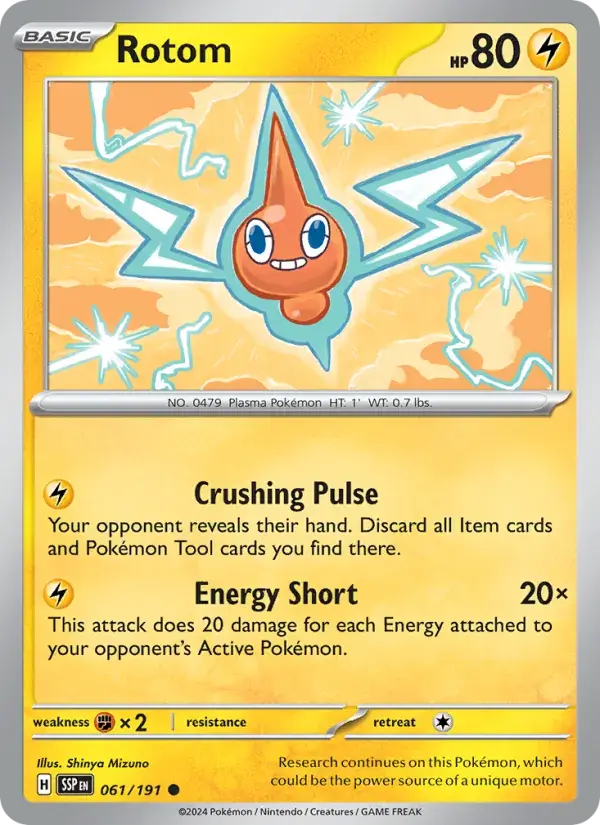 Rotom, Surging Sparks 061/191