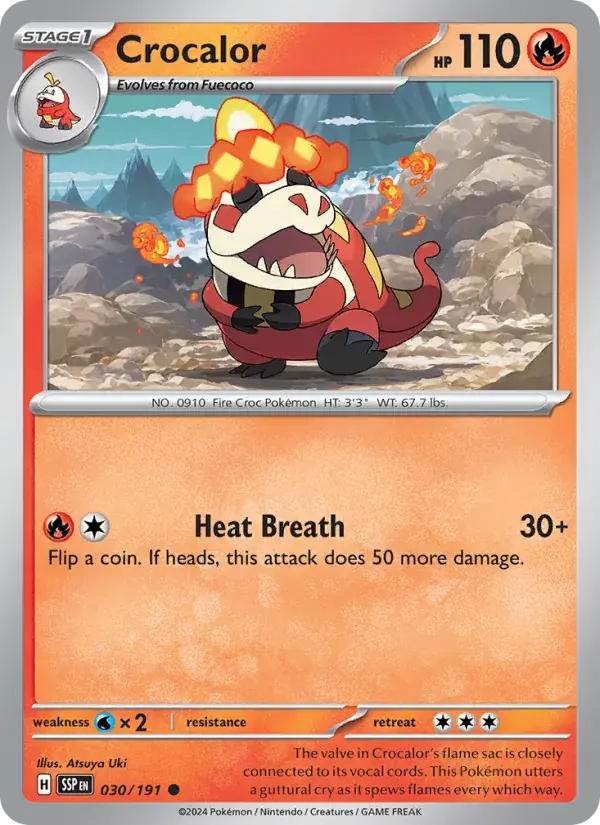 Crocalor, Surging Sparks 030/191