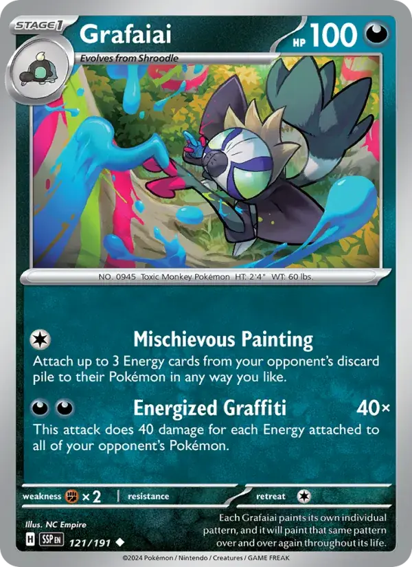 Grafaiai, Surging Sparks 121/191