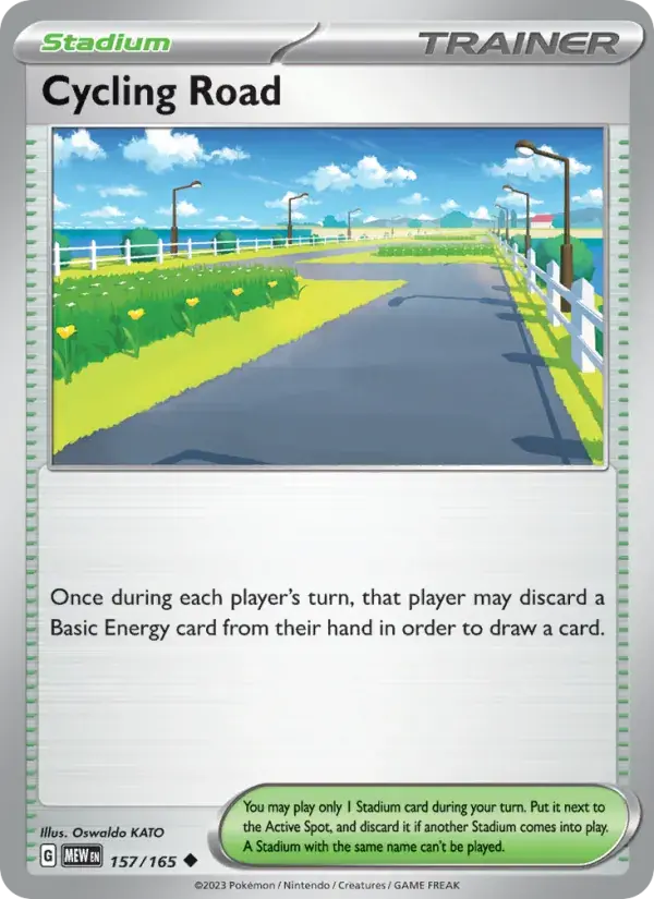 Cycling Road, Pokémon 151 157/165