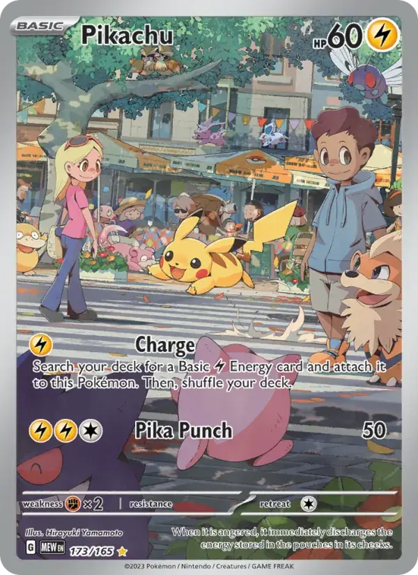 Pikachu, Pokémon 151 173/165