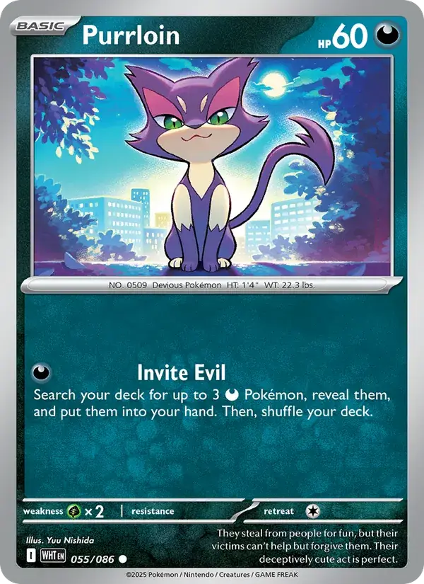 Purrloin, White Flare 055/86