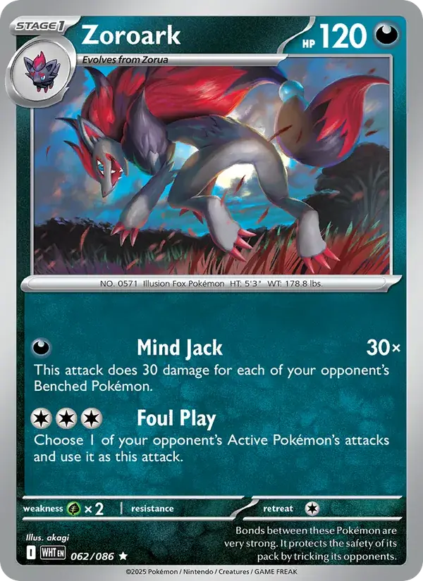 Zoroark, White Flare 062/86