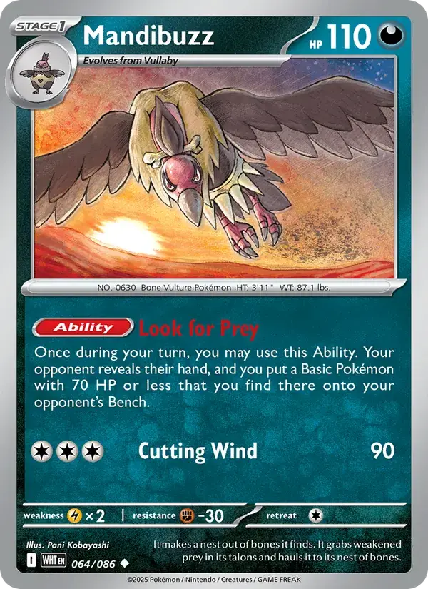 Mandibuzz, White Flare 064/86