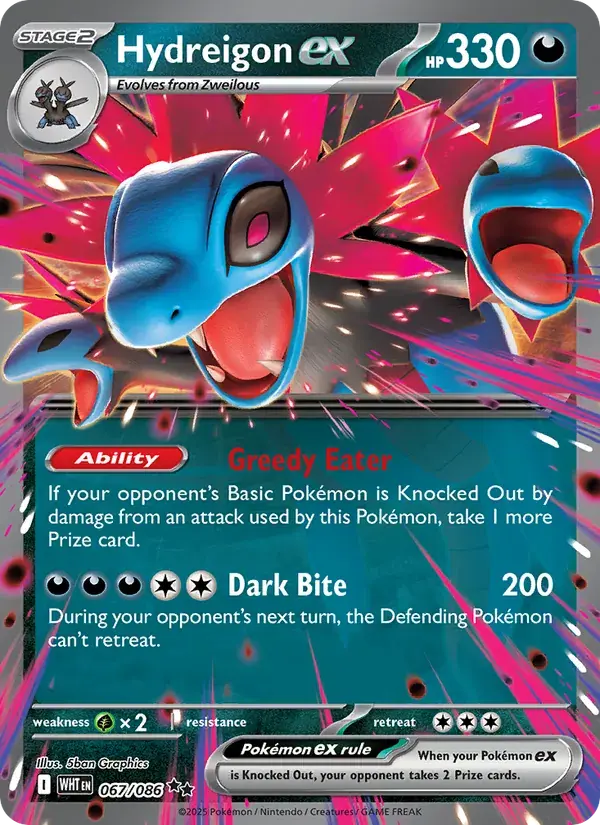 Hydreigon ex, White Flare 067/86