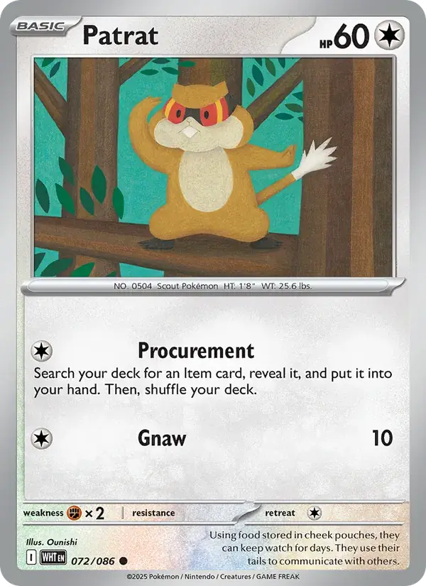 Patrat, White Flare 072/86