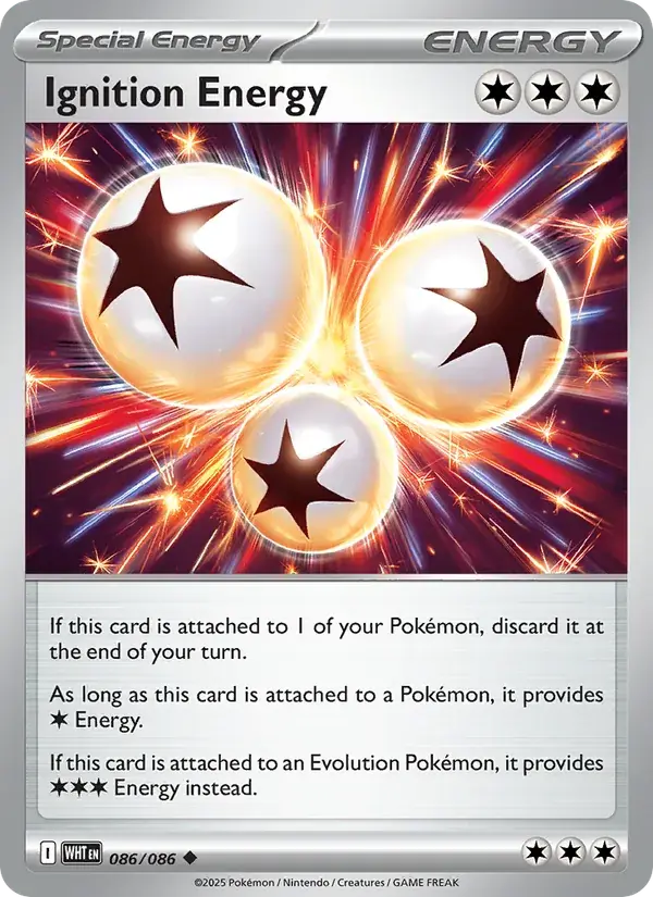 Ignition Energy, White Flare 086/86