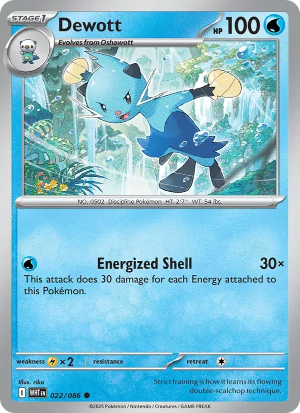 Dewott, White Flare 022/86