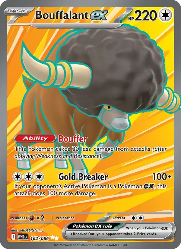 Bouffalant ex, White Flare 162/86
