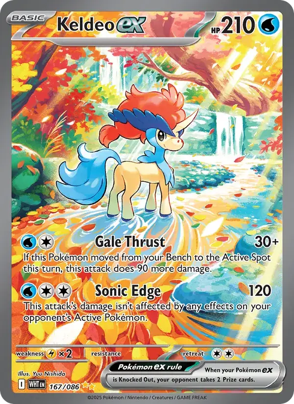 Keldeo ex, White Flare 167/86