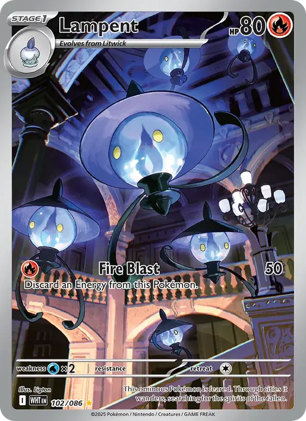 Lampent, White Flare 102/86