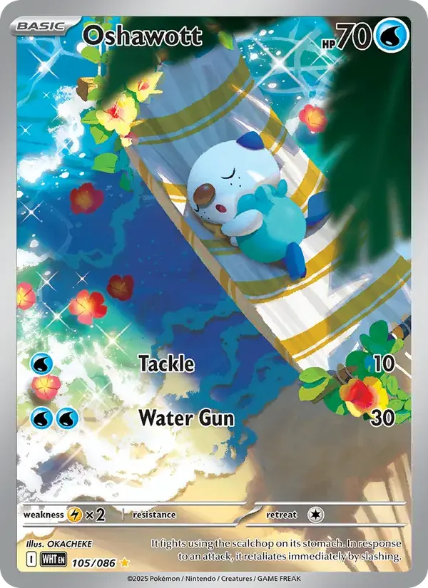 Oshawott, White Flare 105/86