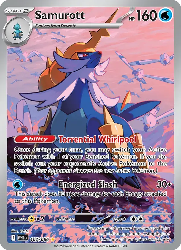 Samurott, White Flare 107/86