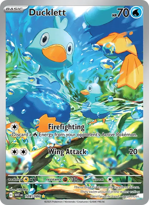 Ducklett, White Flare 109/86