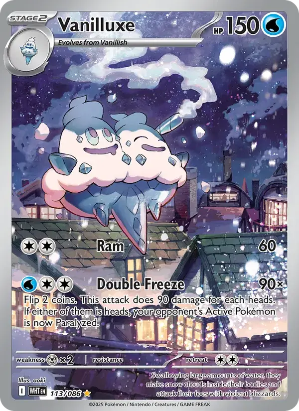 Vanilluxe, White Flare 113/86