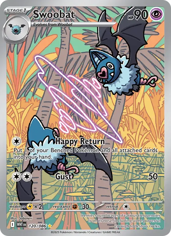 Swoobat, White Flare 120/86