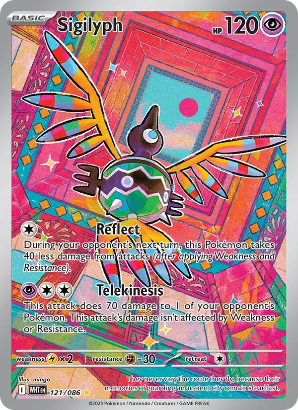 Sigilyph, White Flare 121/86