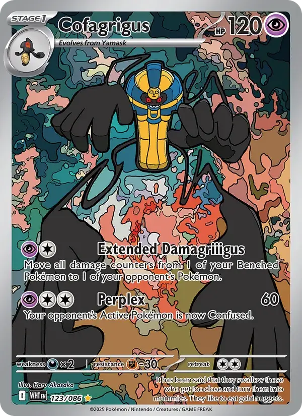 Cofagrigus, White Flare 123/86