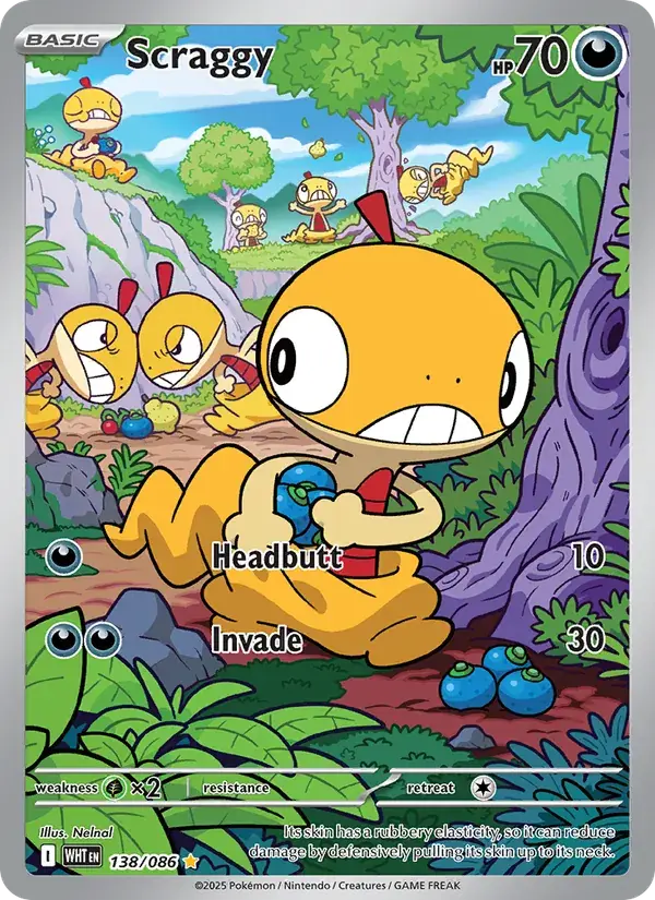 Scraggy, White Flare 138/86
