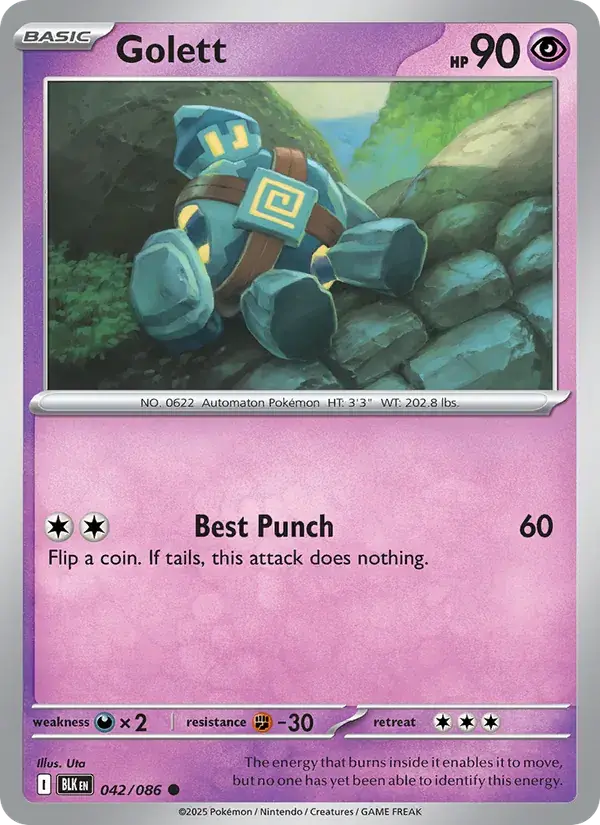 Golett, Black Bolt 042/86