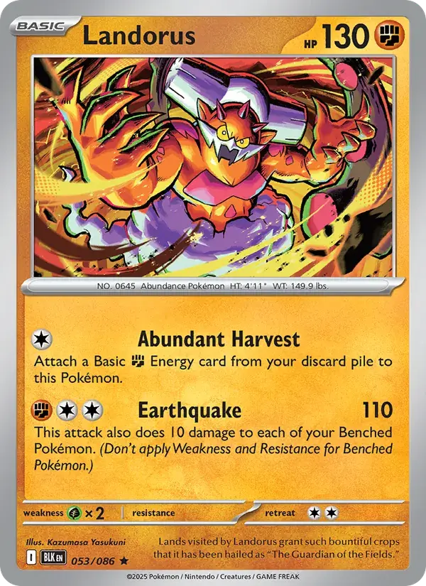Landorus, Black Bolt 053/86