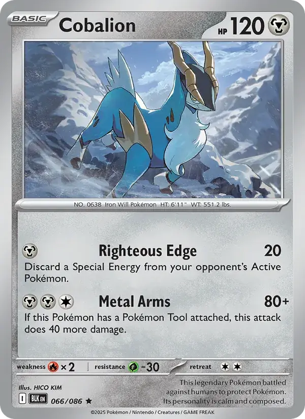 Cobalion, Black Bolt 066/86