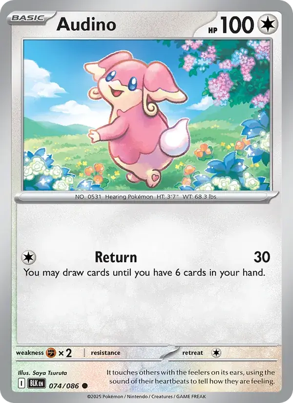 Audino, Black Bolt 074/86