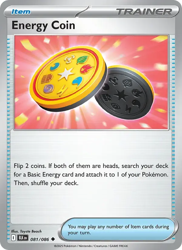 Energy Coin, Black Bolt 081/86