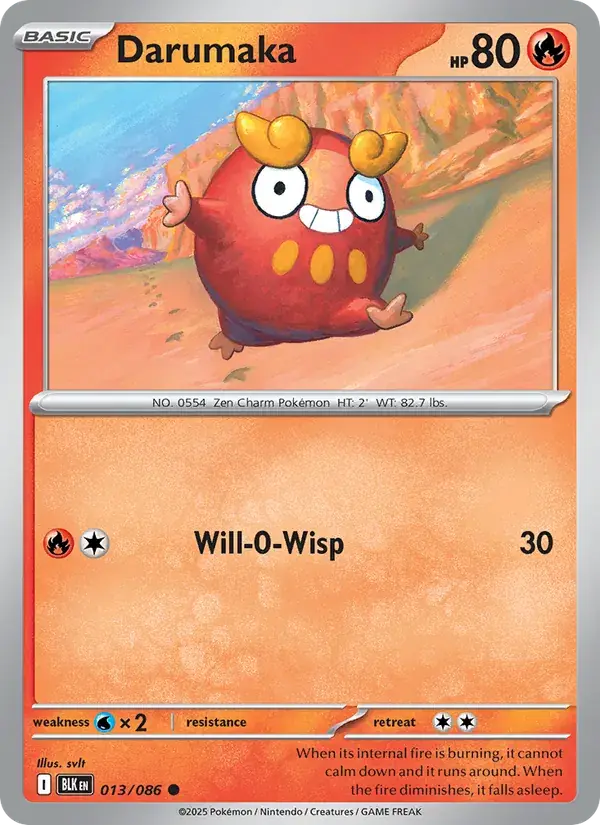 Darumaka, Black Bolt 013/86