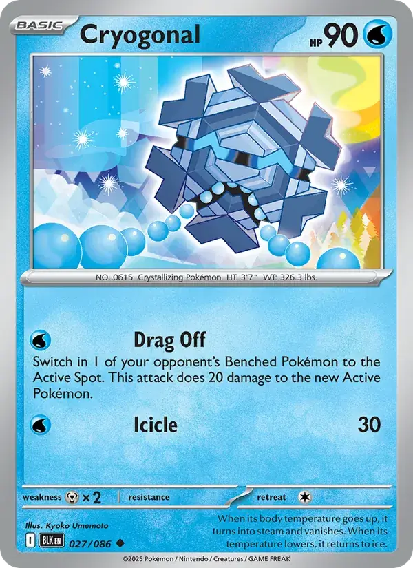 Cryogonal, Black Bolt 027/86