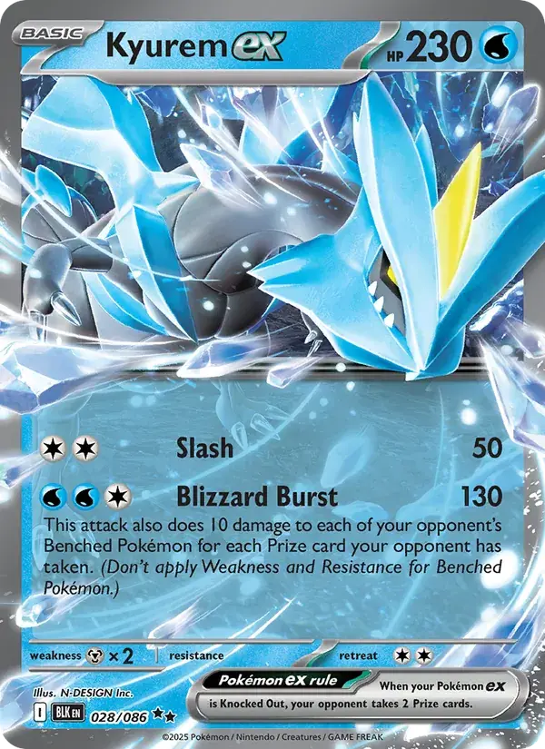 Kyurem ex, Black Bolt 028/86