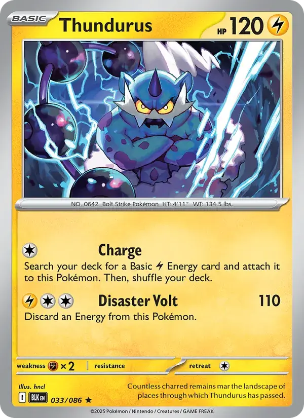 Thundurus, Black Bolt 033/86