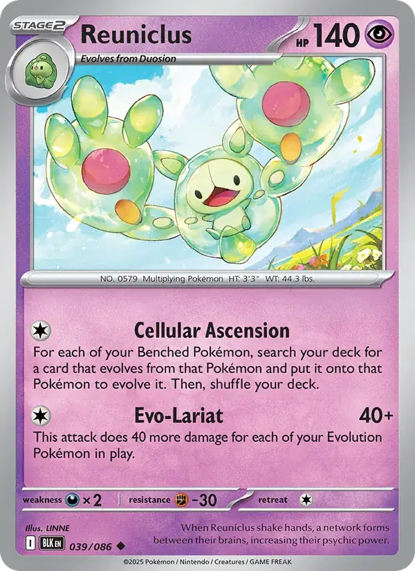 Reuniclus, Black Bolt 039/86
