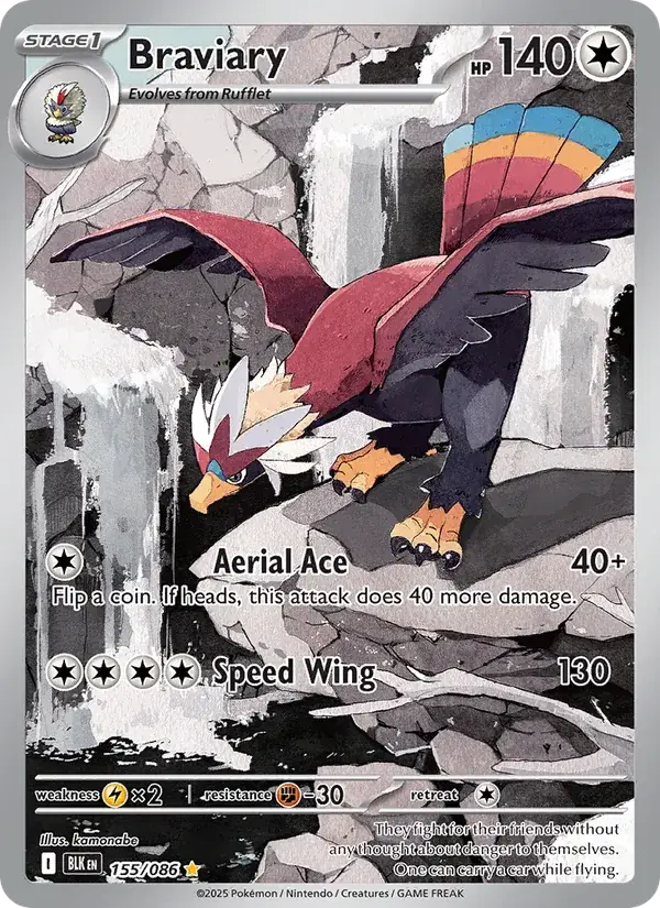 Braviary, Black Bolt 155/86